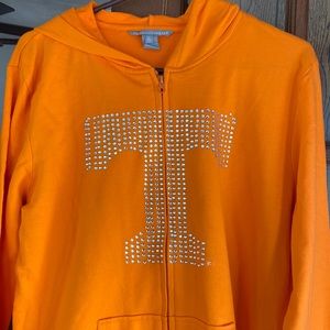 Womens Tennessee volunteers zip up hoodie size XL